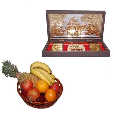 "Ethinic Silver Pooja Bowl - Click here to View more details about this Product